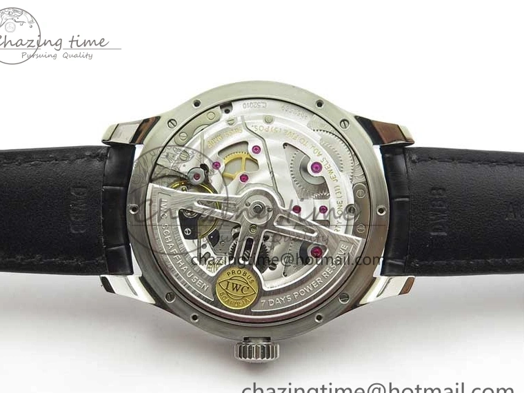 MIROTIME 0212 Portuguese Real PR Real Annual Calendar IW503510 ZF 1:1 Best Edition Green Dial on Black Leather Strap A QuickDry 7097